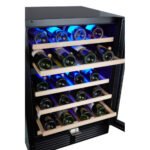 Wine Cabinet 24 Dual Zone Inch Wine Refrigerator 46 Bottles Built-in Wine Refrigerator - Image 7