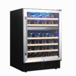 Wine Cabinet 24 Dual Zone Inch Wine Refrigerator 46 Bottles Built-in Wine Refrigerator - Image 10
