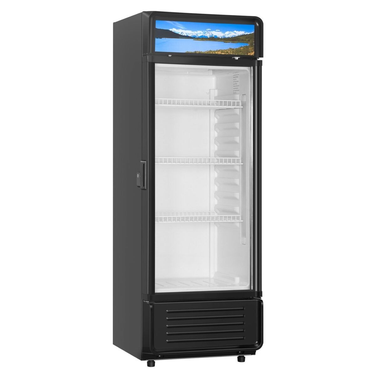 Commercial Merchandiser Refrigerator 6.9 CU.FT Glass Door Beverage Refrigerator - Image 2
