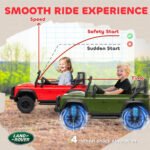 Electric Car For With Remote Control, Dual Motors, Spring Suspension, LED Lights, Black - Image 5