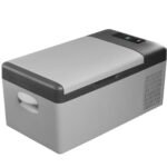 VEVOR 12 Volt Refrigerator 16 Qt, Portable Mini Car Fridge  Cooling Range & App Contro DC & 110-240V AC Electric Compressor Cooler For Truck Vehicle RV Boat Outdoor & Home Use, Grey - Image 4