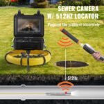 Pipeline Inspection Camera With DVR Function, IP68 Camera With 12 Adjustable LEDs, A 16 GB SD Card For Sewer Line, Home, Duct Drain Pipe Plumbing - Image 4