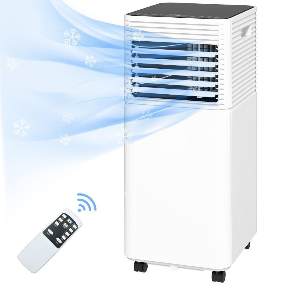 fde669e3-febf-4b33-884d-4eb78c2ddb2d.jpg 10000 BTU Mobile Air Conditioner For Cooling And Dehumidifying, Remote Control, 24H Timer, LED Display, Black - Image 1